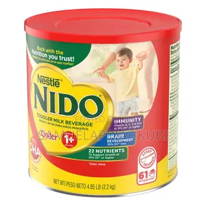 Nestle Nido Kinder 1+ Toddler Powdered Milk, 77.6 Oz