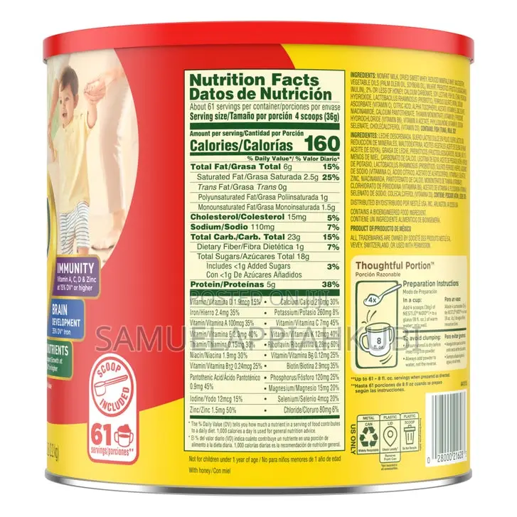 Nestle Nido Kinder 1+ Toddler Powdered Milk, 77.6 Oz