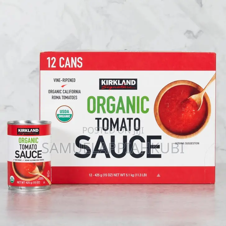 Kirkland Signature, Organic Tomato Sauce, 15 Oz, 12-Count