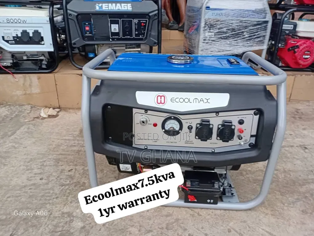 Buy Ecoolmax 7.5kVA Generator – Affordable Long Lasting7.5kva