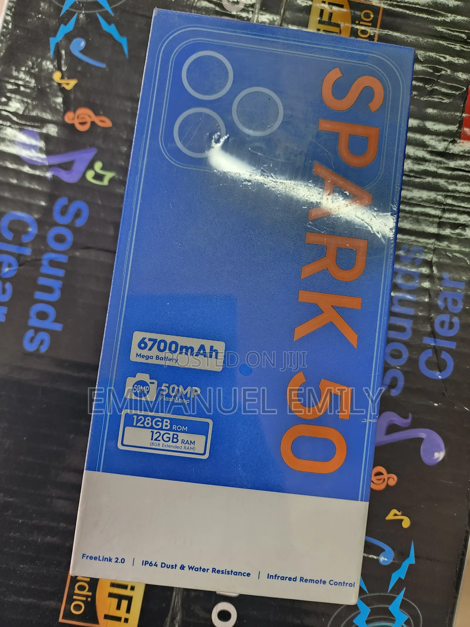 New Tecno Spark 50 128 GB Black