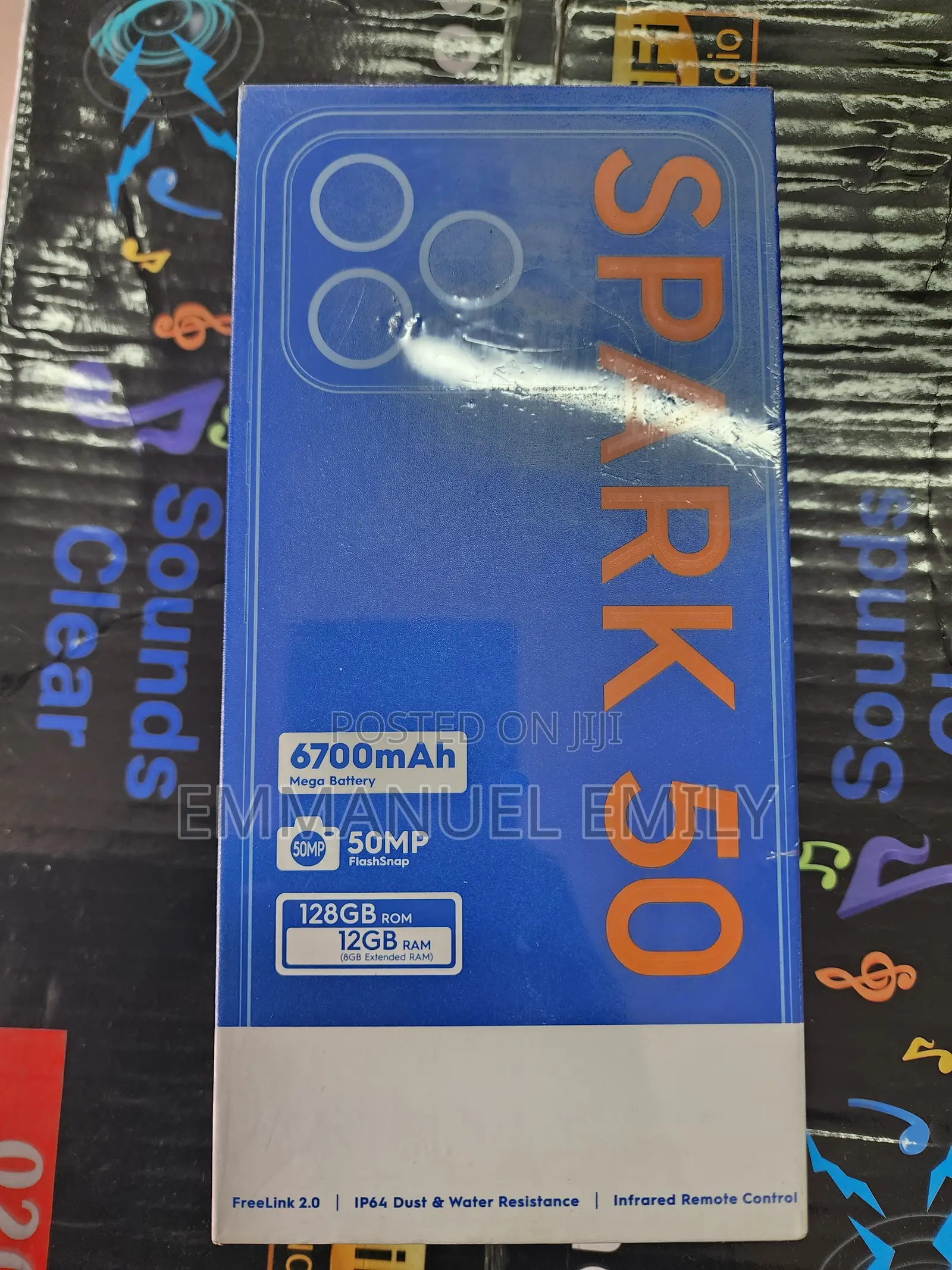 New Tecno Spark 50 128 GB Black