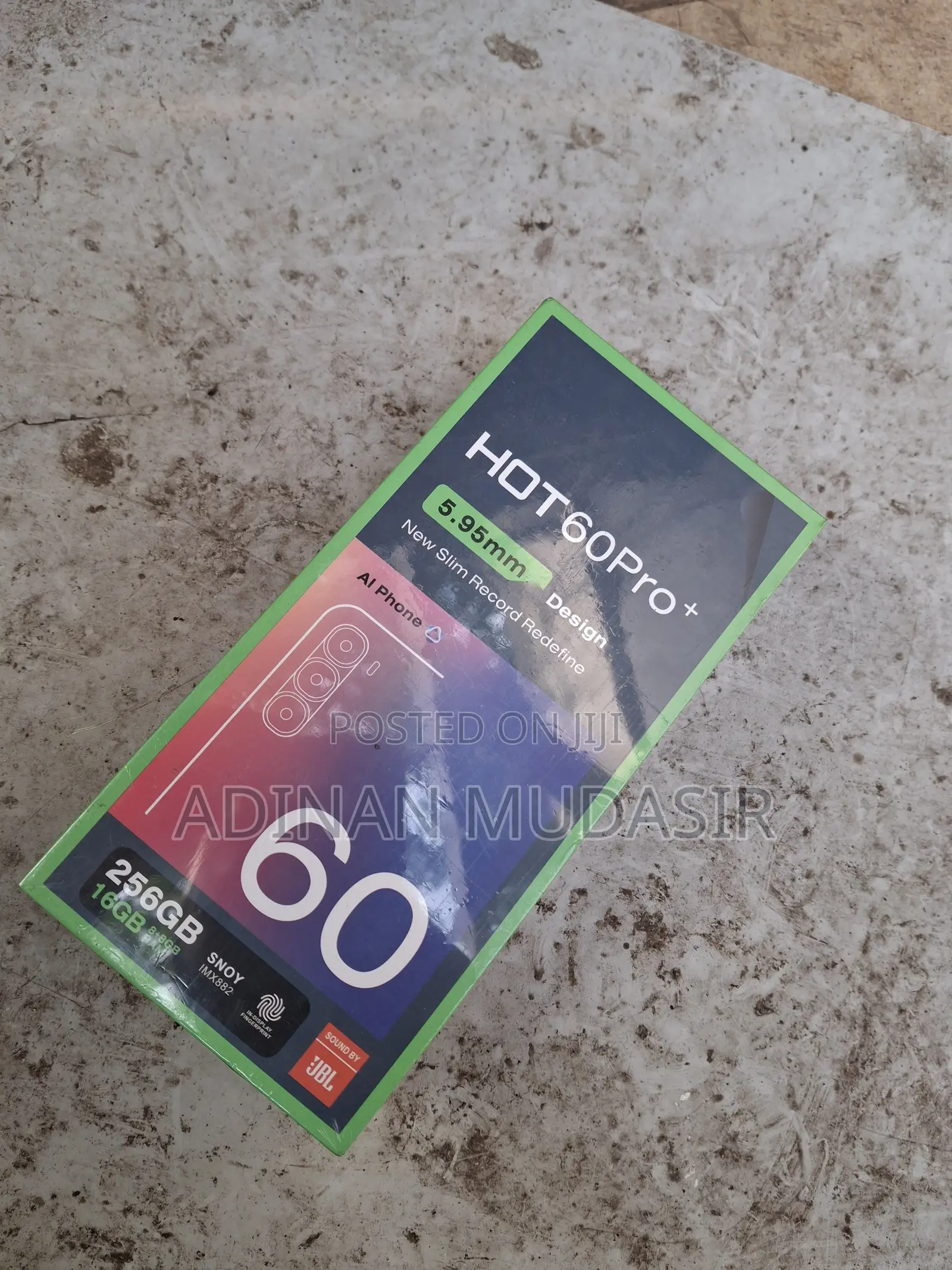 New Infinix Hot 60 Pro+ 256 GB Black