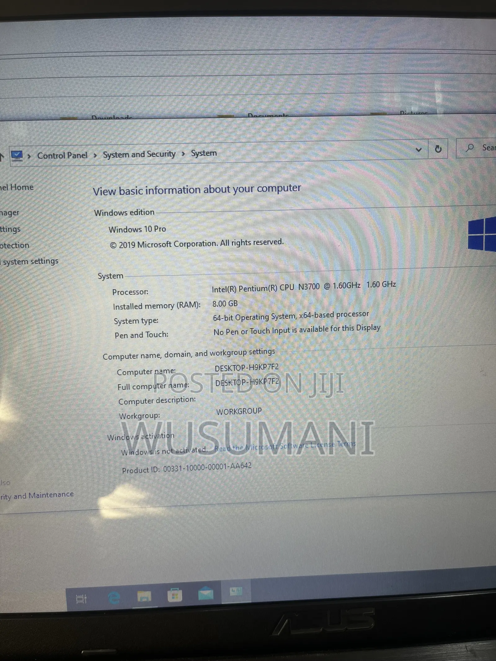 Laptop Asus A42DE 8GB Intel Pentium HDD+SSD 512GB