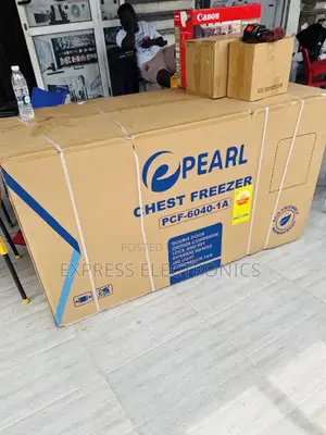 Ultra Modern Chest Freezer Double Door PCF-6040-1A Pearl