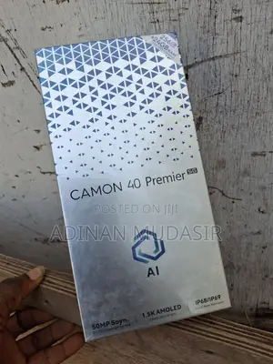 New Tecno Camon 40 Premier 5G 256 GB Black