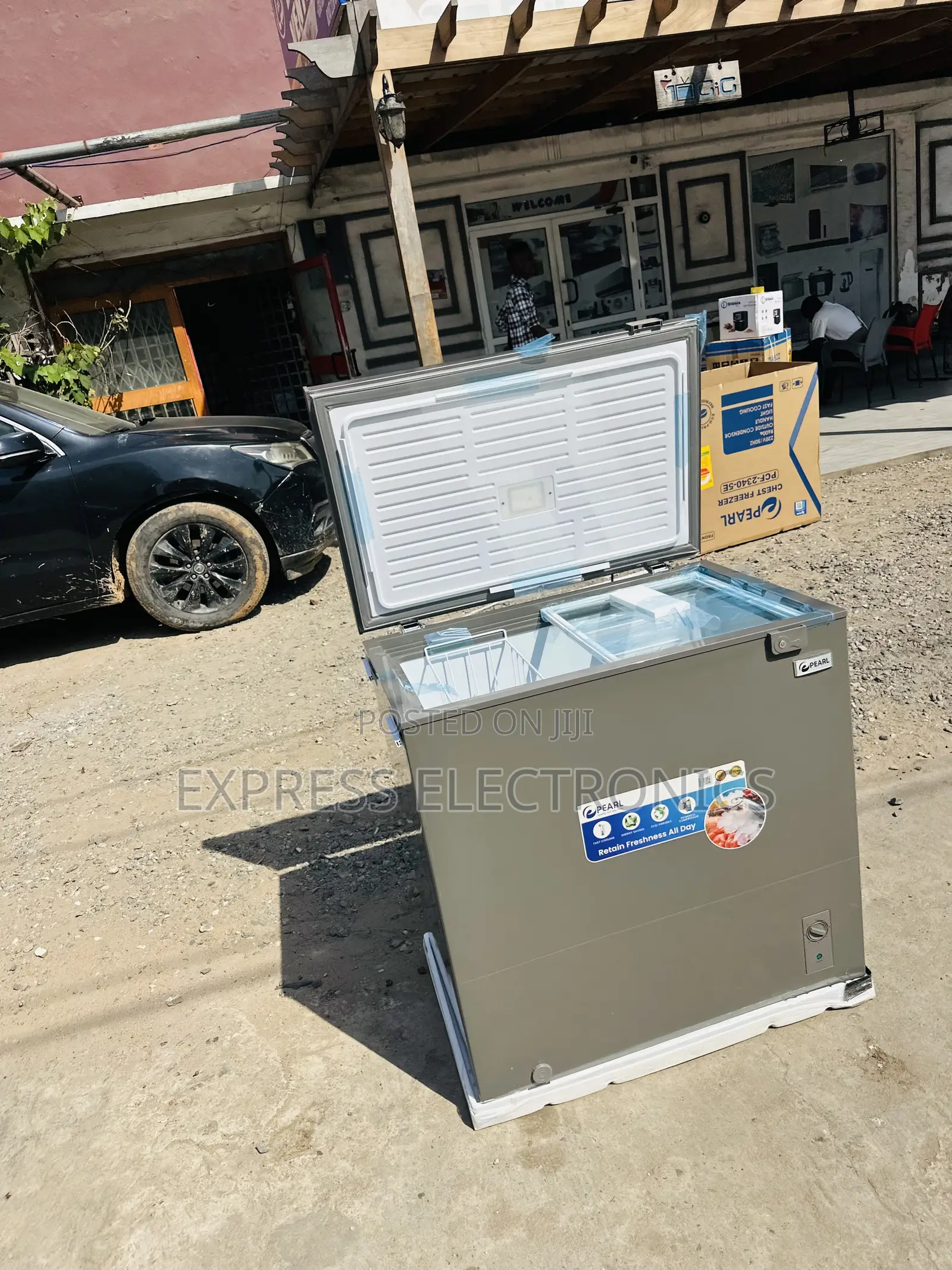 Shop the New 200L Chest Freezer Single Door Pearl