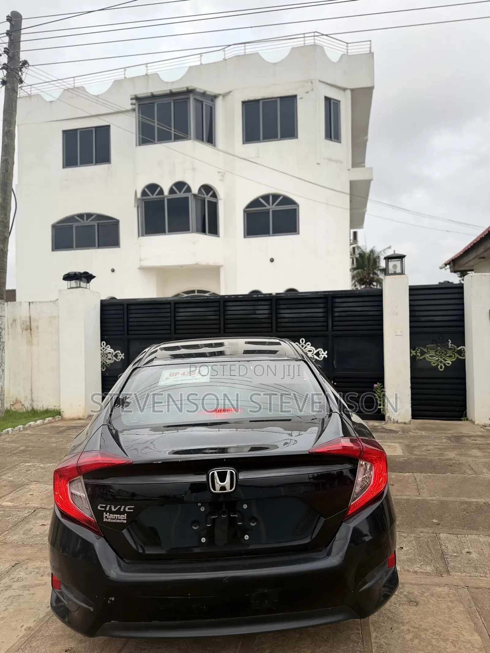 Honda Civic EX-L 4dr Sedan (1.5L 4cyl) 2017 Black