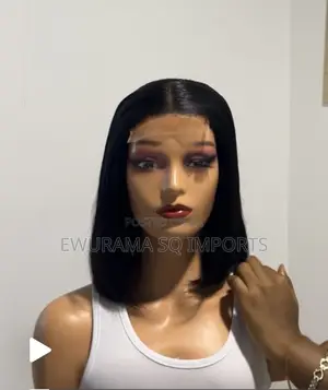 100% Human Hair Wig 12"