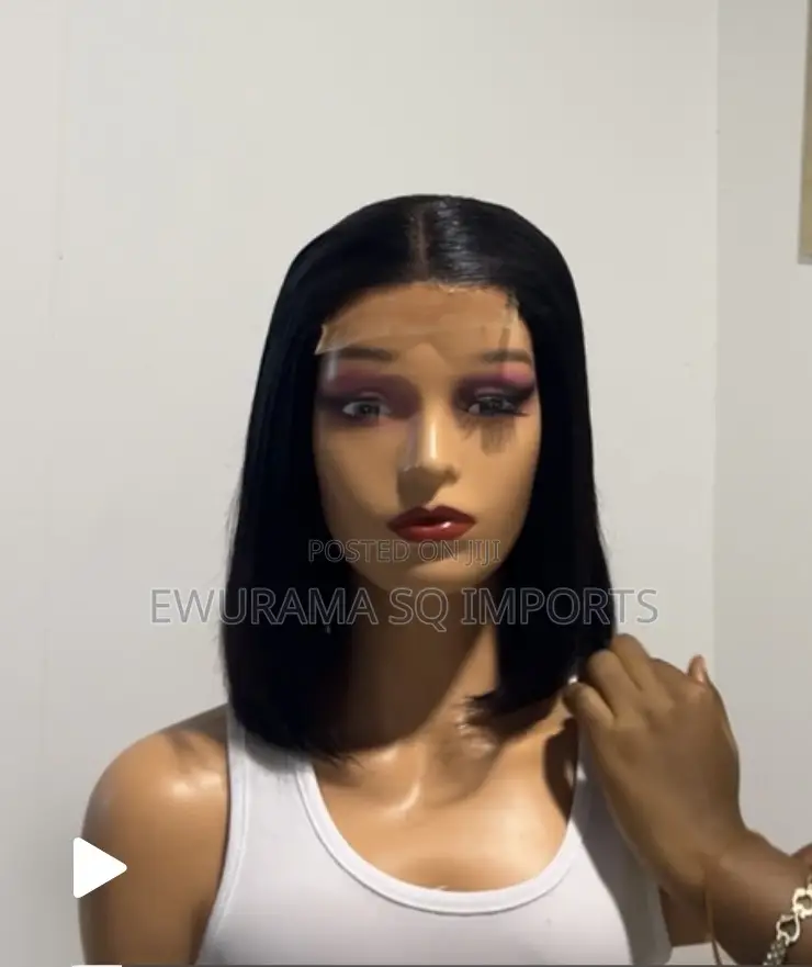 100% Human Hair Wig 12"
