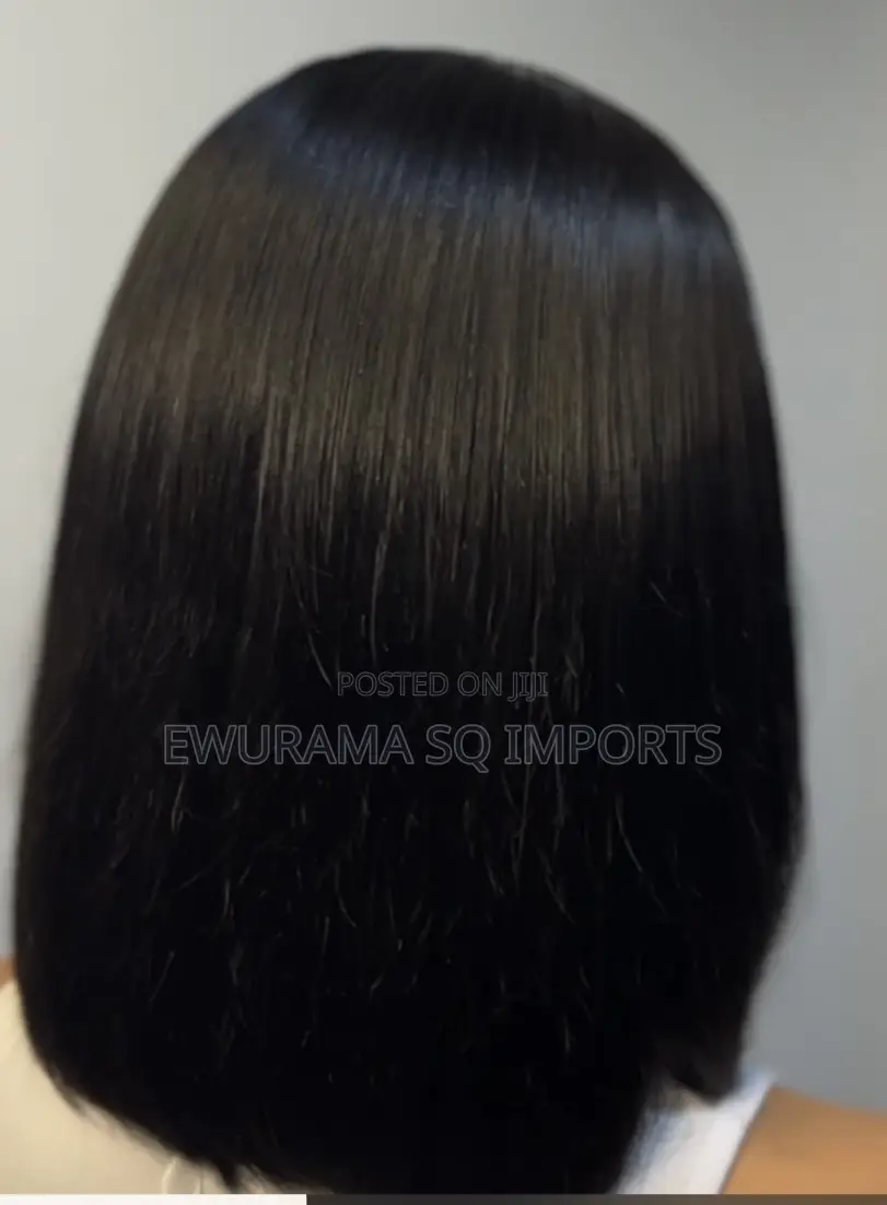 100% Human Hair Wig 12"