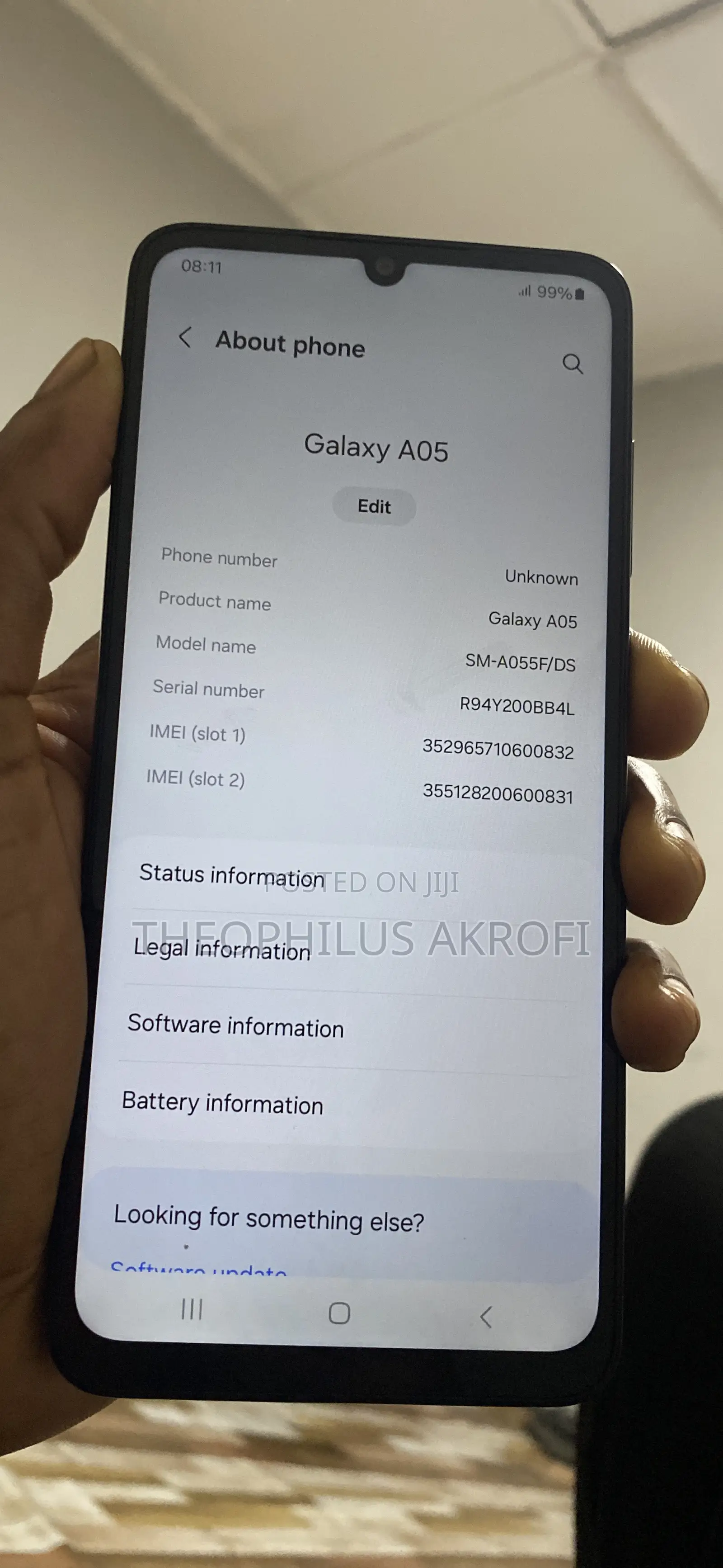 New Samsung Galaxy A05 64 GB Blue