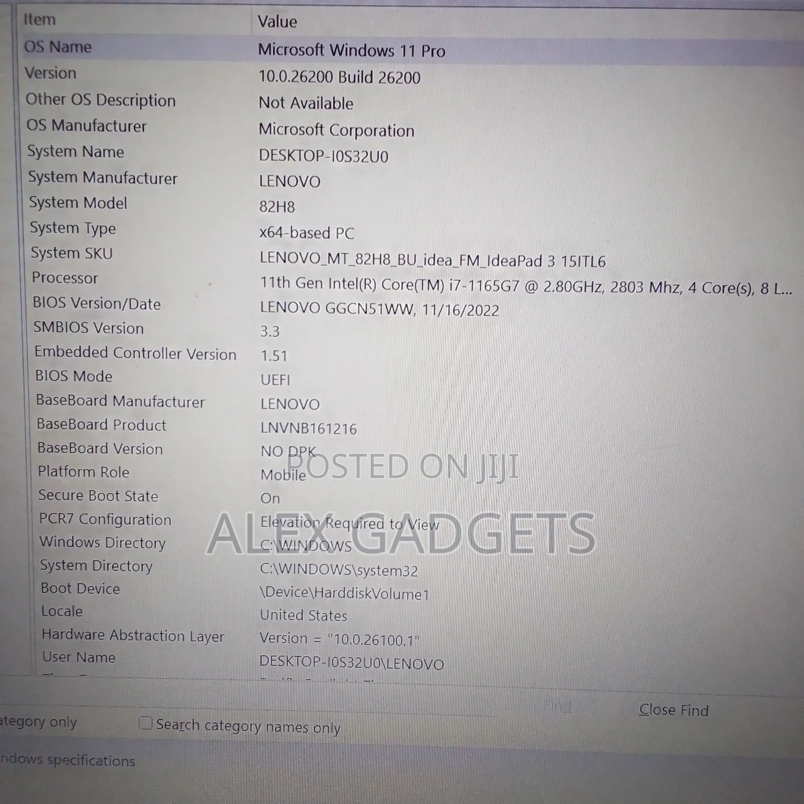 Laptop Lenovo 16GB Intel Core i7 SSD 512GB