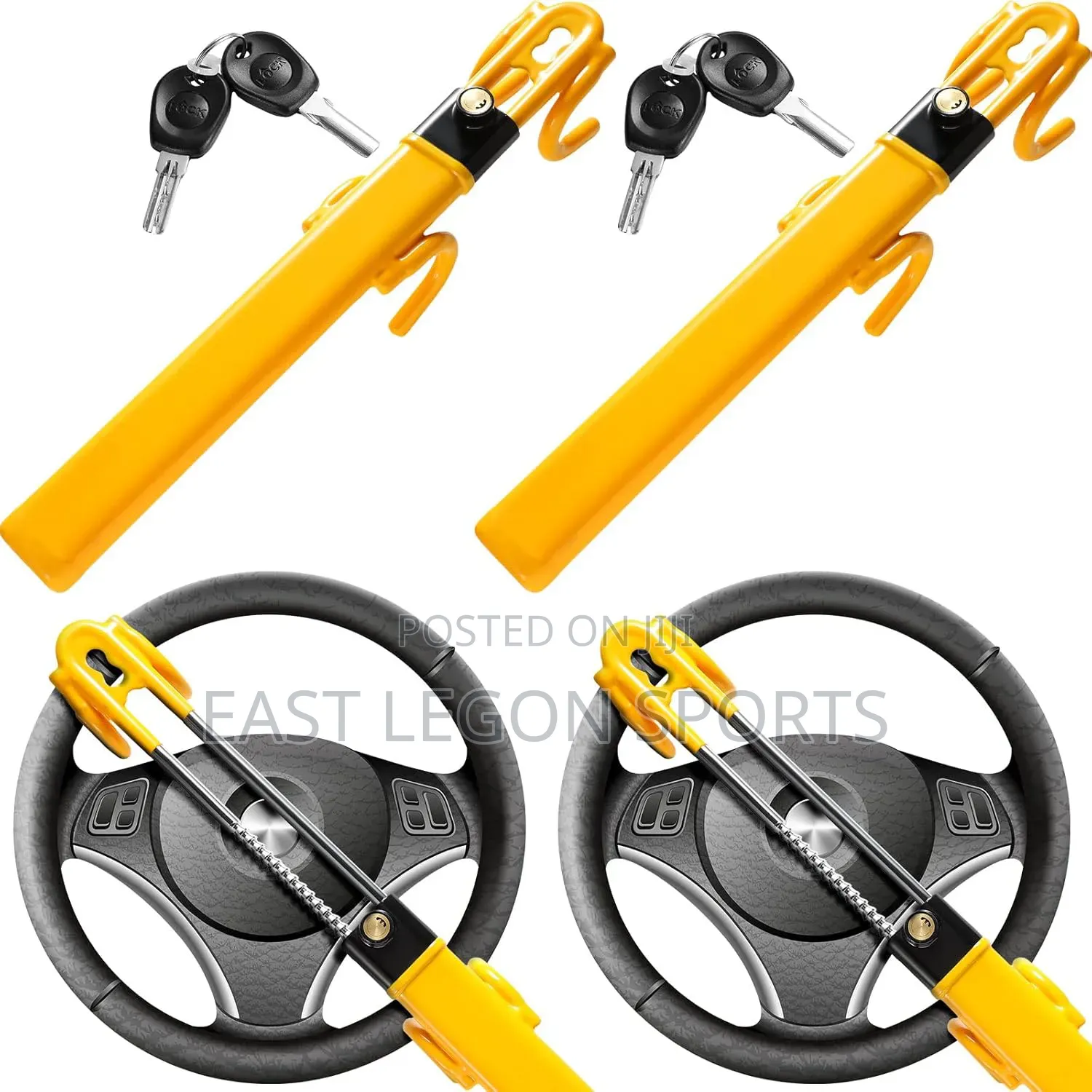 Steering Lock Car Security Clamp Anti Theft Ghana
