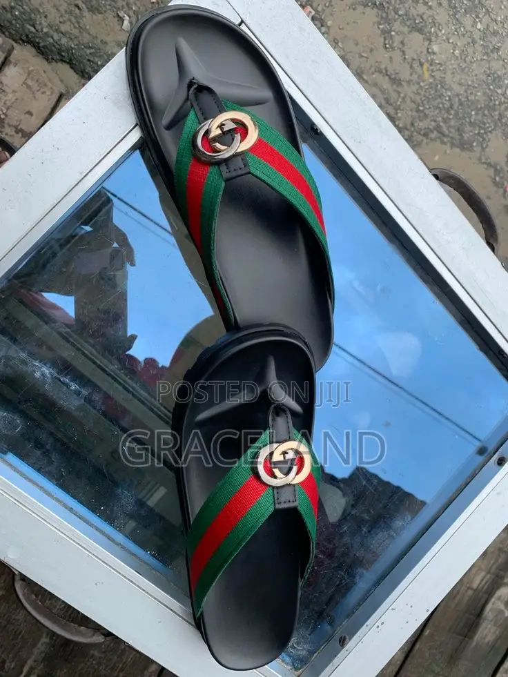 This Is Original Gucci Men Wear Slippers