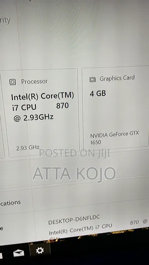 Desktop Computer Asus 8GB Intel Core i7 HDD 500GB
