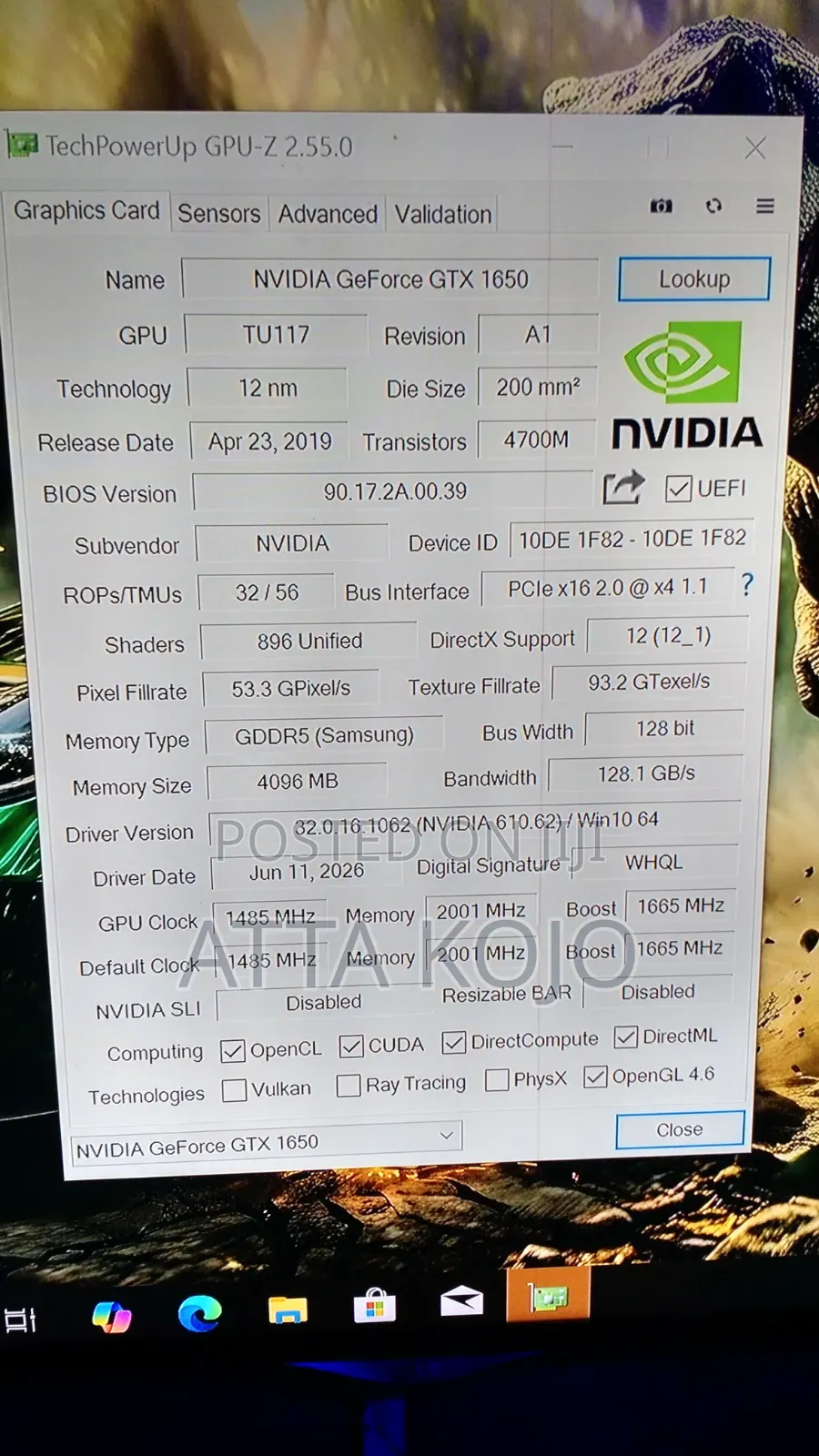 Desktop Computer Asus 8GB Intel Core i7 HDD 500GB