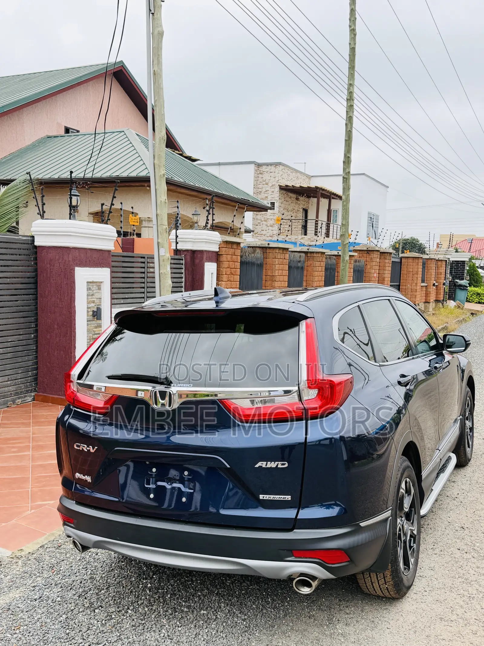 Honda CR-V Touring AWD 2018 Blue