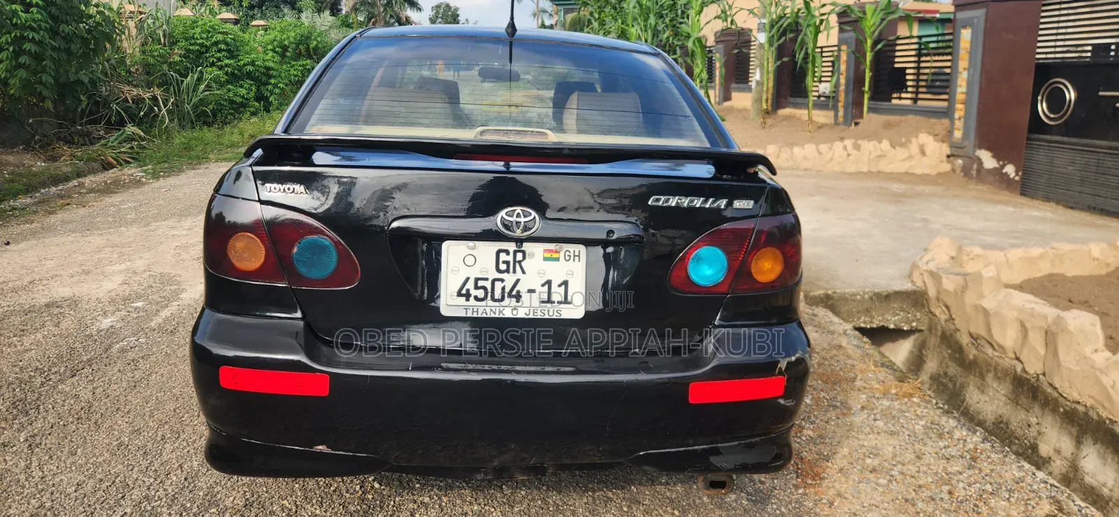 Toyota Corolla 2005 Black