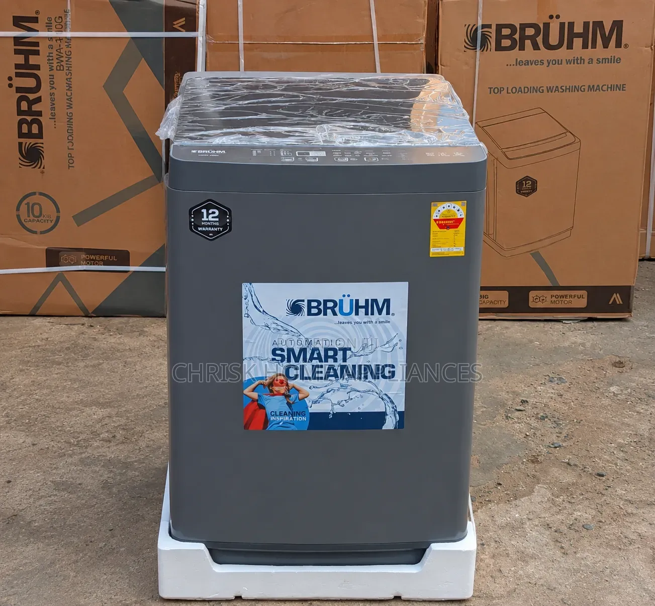 Bruhm 9kg Top Load Fully Loaded