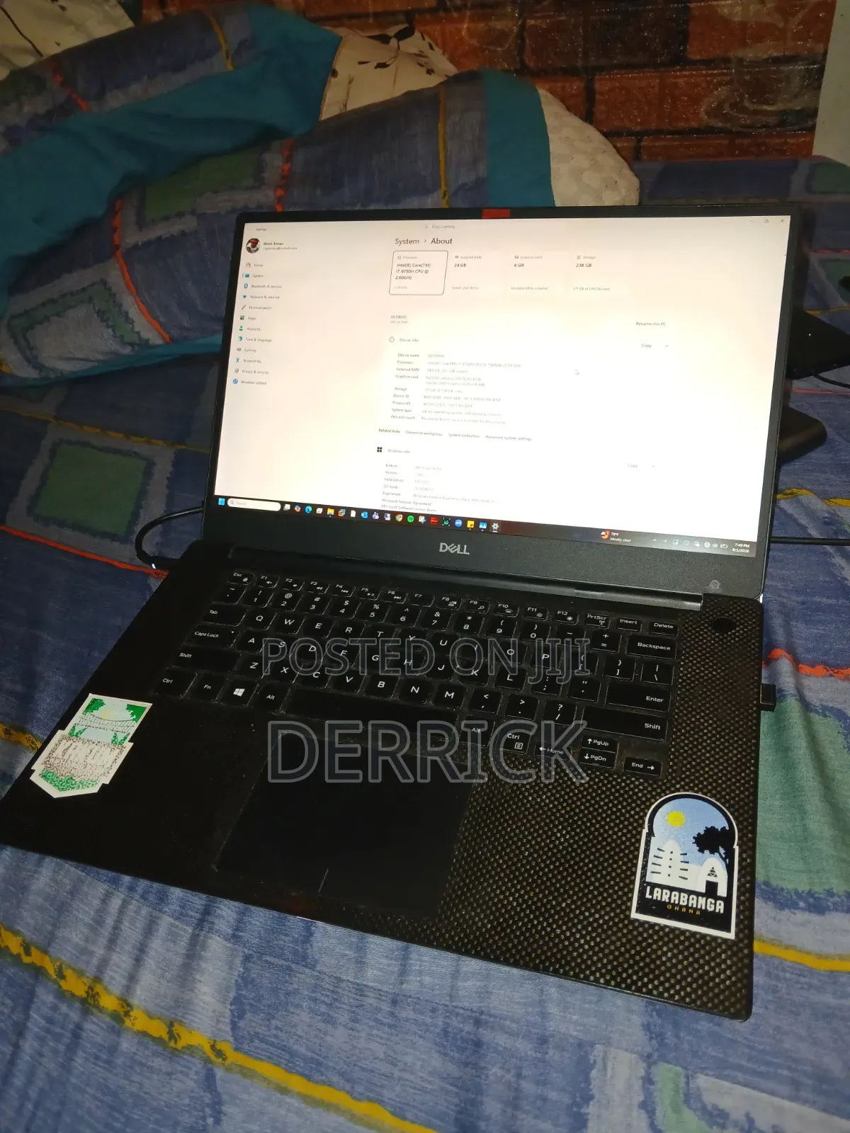Laptop Dell XPS 15 7590 24GB Intel Core i7 SSD 512GB