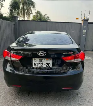 Hyundai Elantra Limited 2012 Black