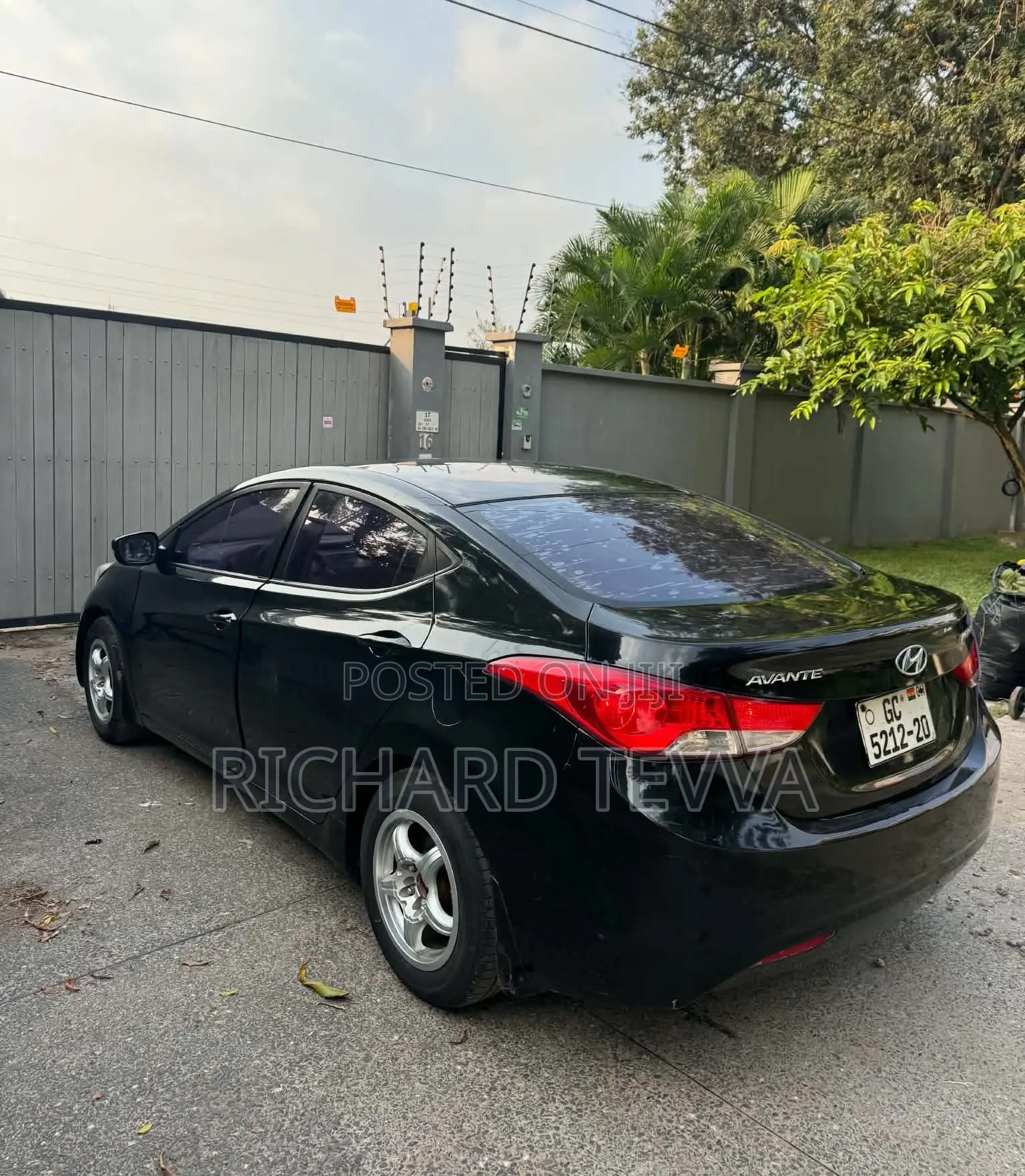 Hyundai Elantra Limited 2012 Black