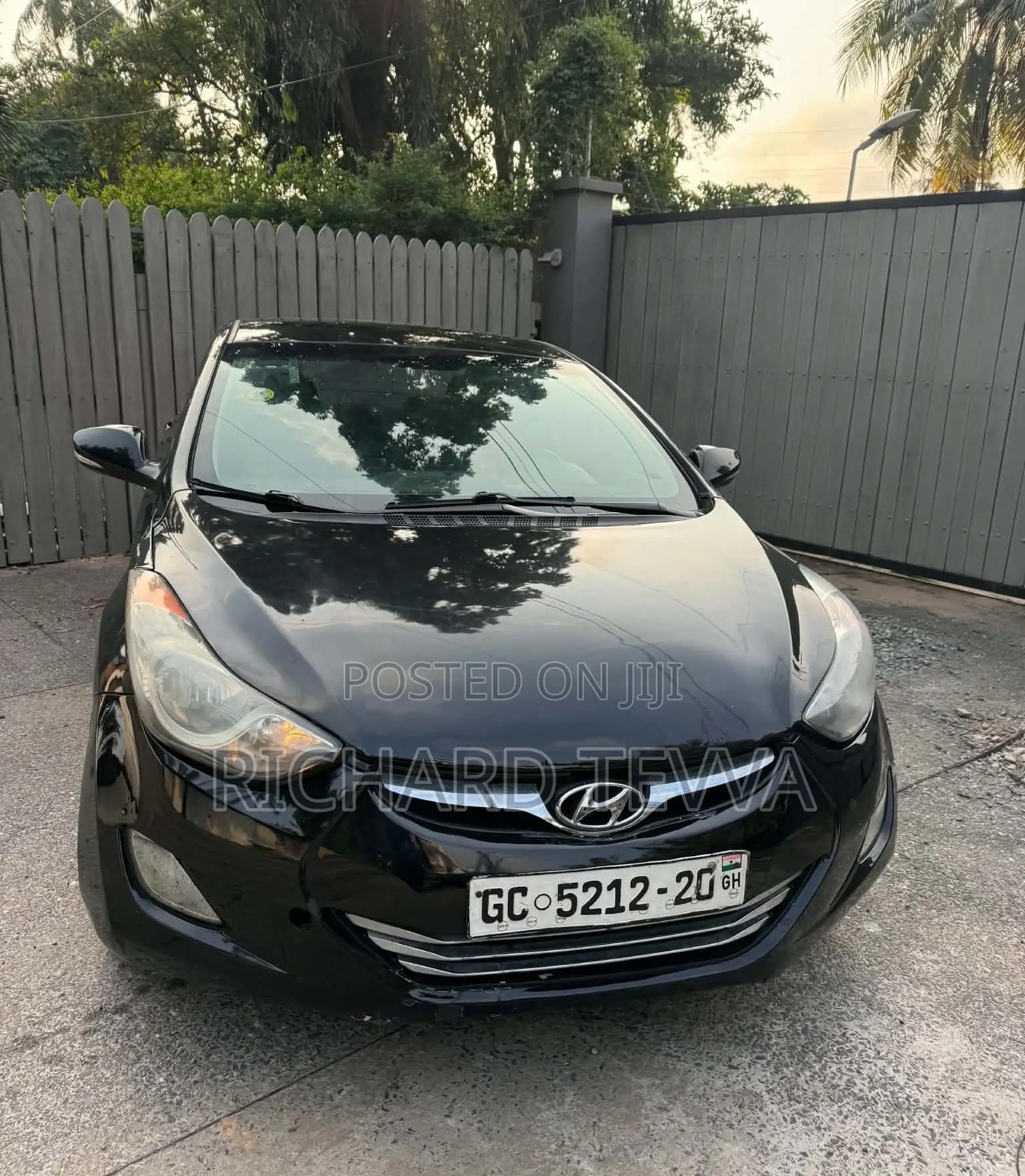 Hyundai Elantra Limited 2012 Black