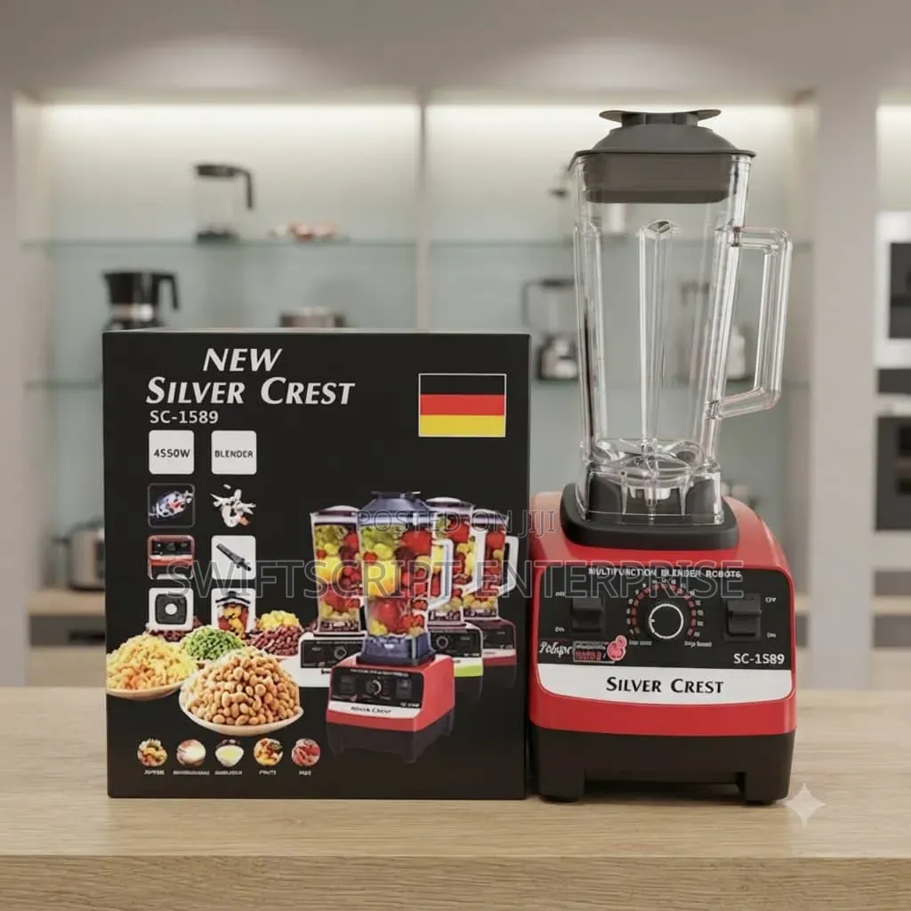 2-in-1 Silver Crest Blender