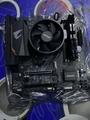 Gigabyte B550m Aorus Elite+Amd Ryzen5 4500+Amd Cpu Cooler+16gb Ram