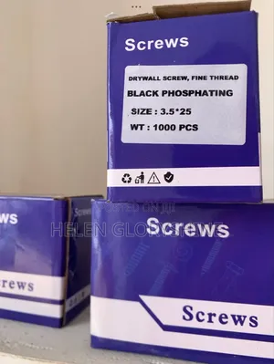25mm and 35mm Drywall Screws 1000pcs/Box