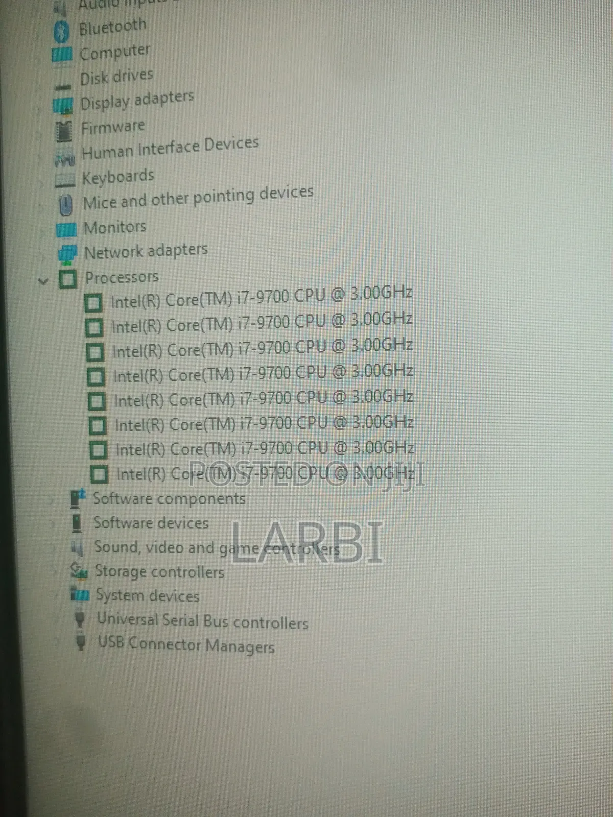 Cpu Processor I7 9700 9th Gen