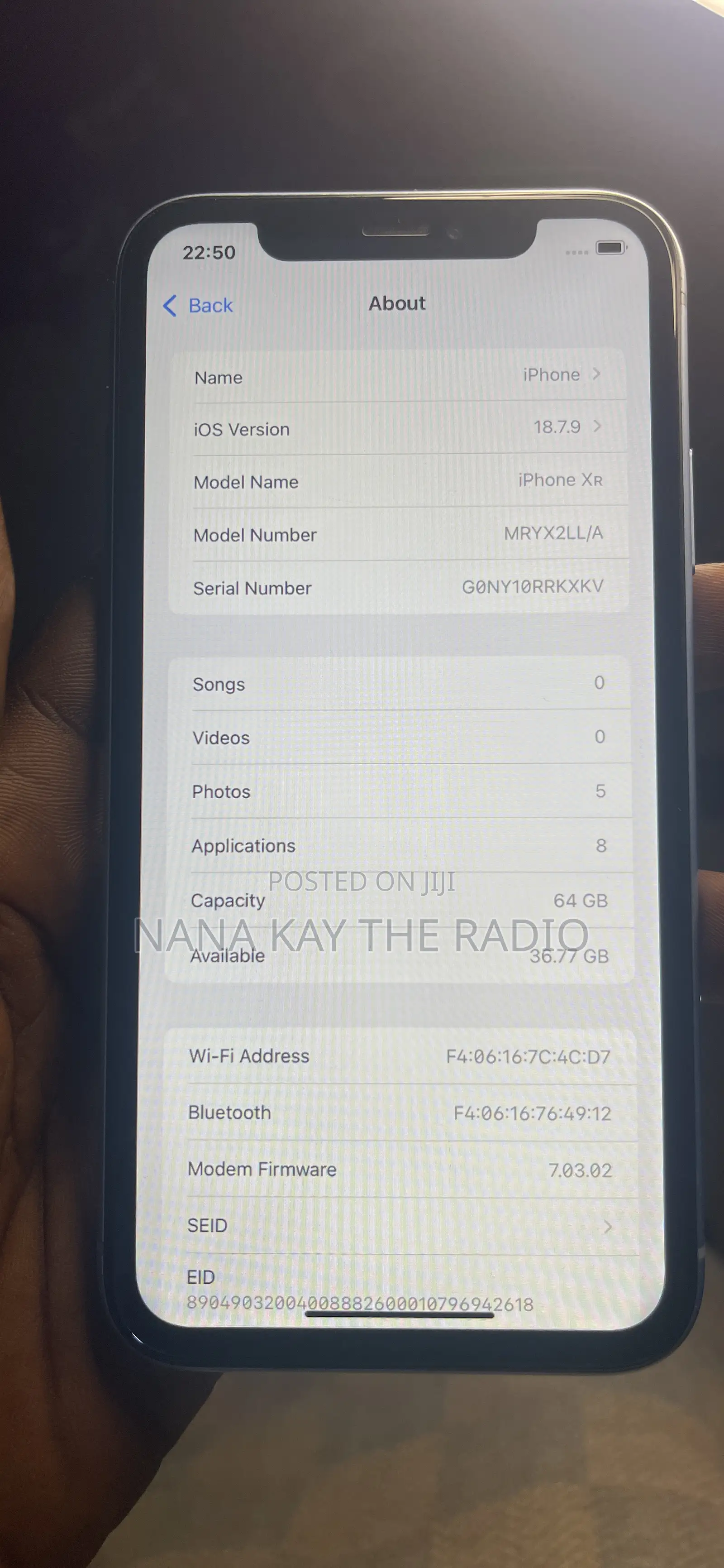 Apple iPhone XR 64 GB Blue