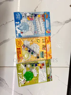 Paint Drawing Set With Brush and Tray