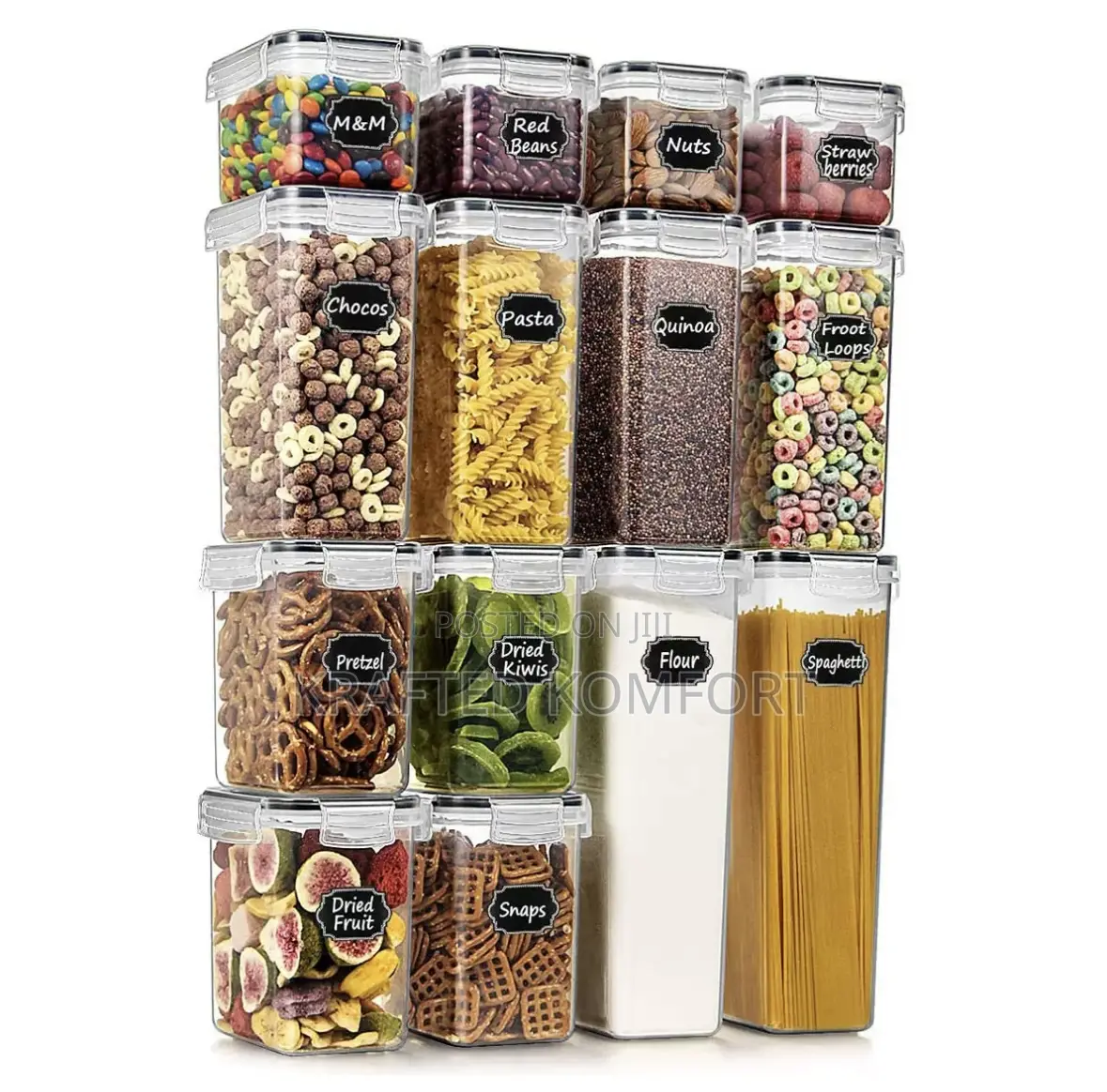 14 PCS Set Plastic Storage Containers