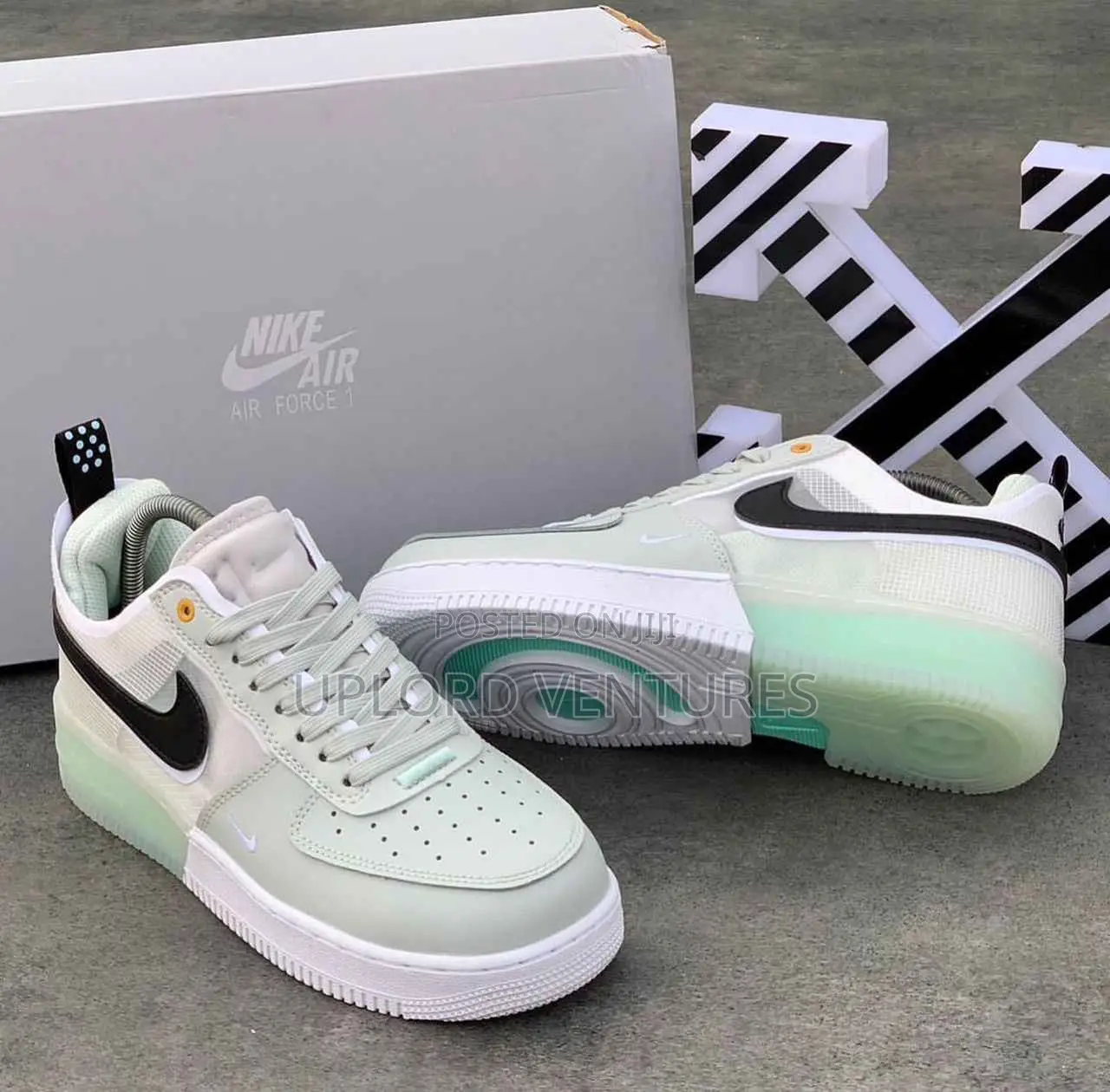 Nike Air Force 1 React "Photon Dust / Mint Foam"