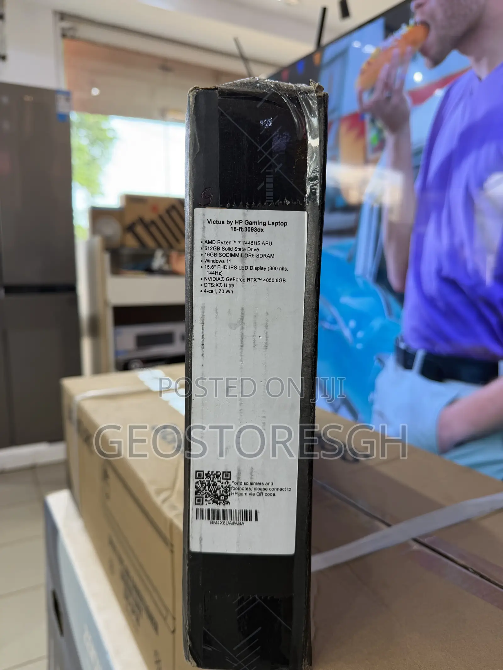 New Laptop HP Victus 15 1GB AMD Ryzen 7 SSD 512GB