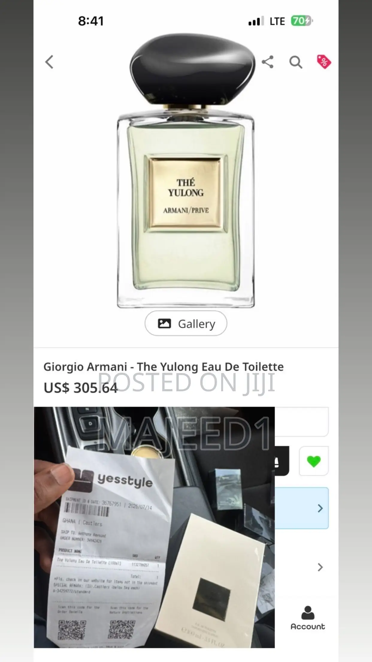 Giorgio Armani - The Yulong Eau De Toilette