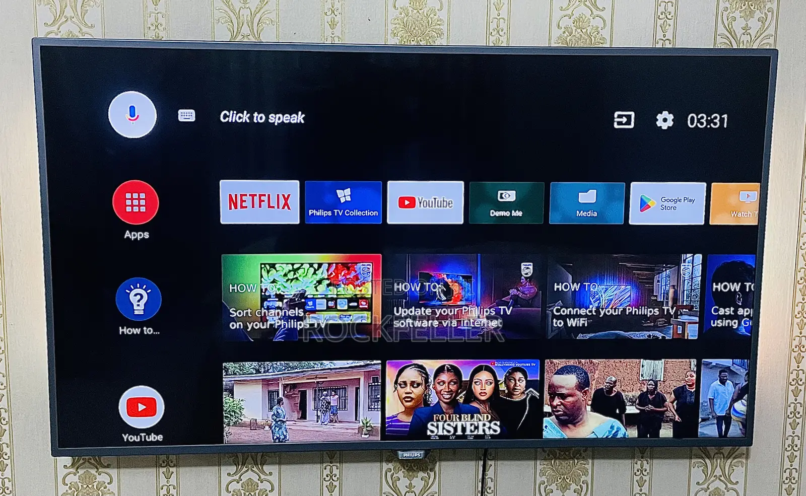 UK Used Philips Android Uhd HDR Smart Digital Satellite 49 Inches