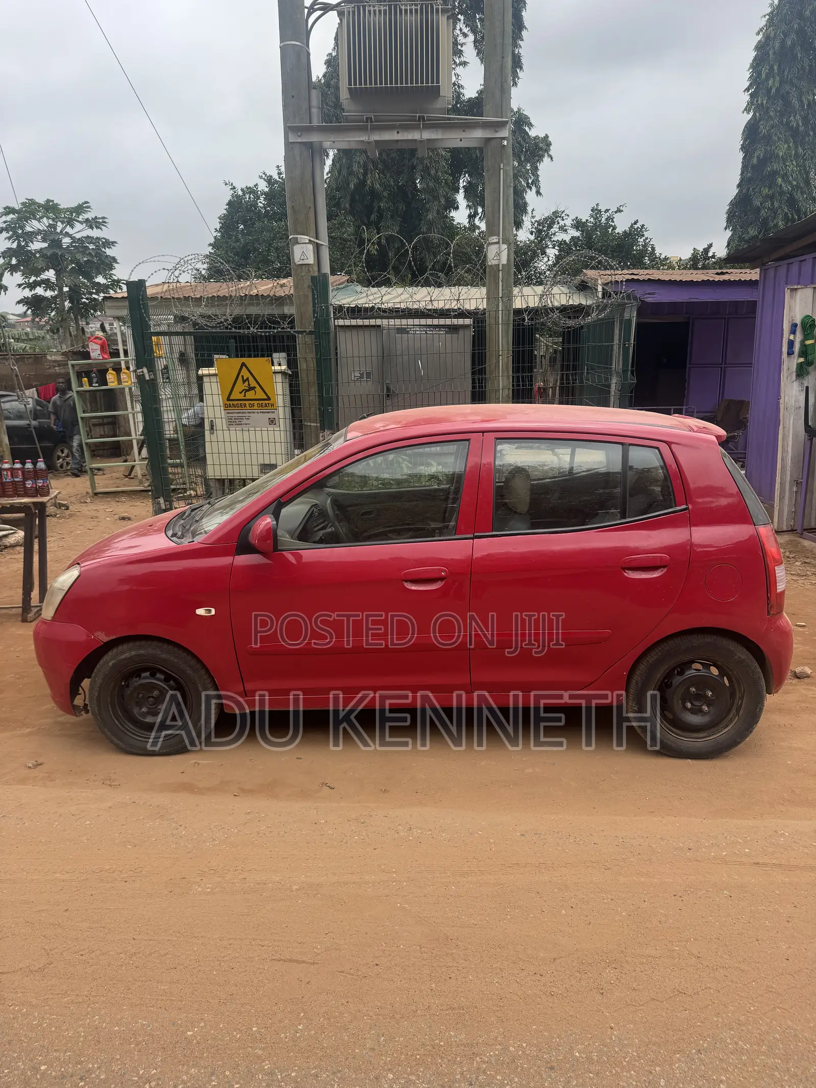 Kia Morning 2008 Red