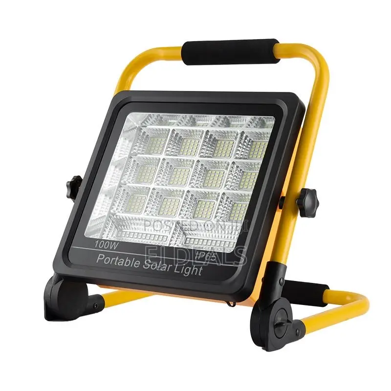 Rechargeable WorkLight 50W With Solar and Power Bank Different Modes
