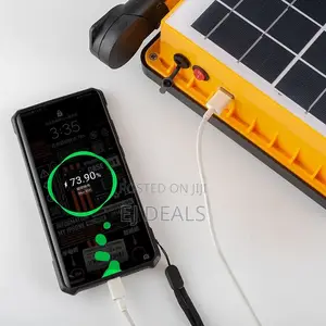 Rechargeable WorkLight 50W With Solar and Power Bank Different Modes