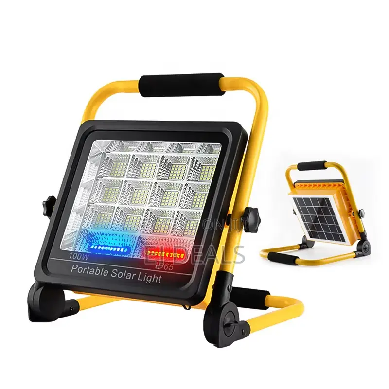 Outdoor Solar Rechargeable Light 50W With Power Bank Emergency Modes