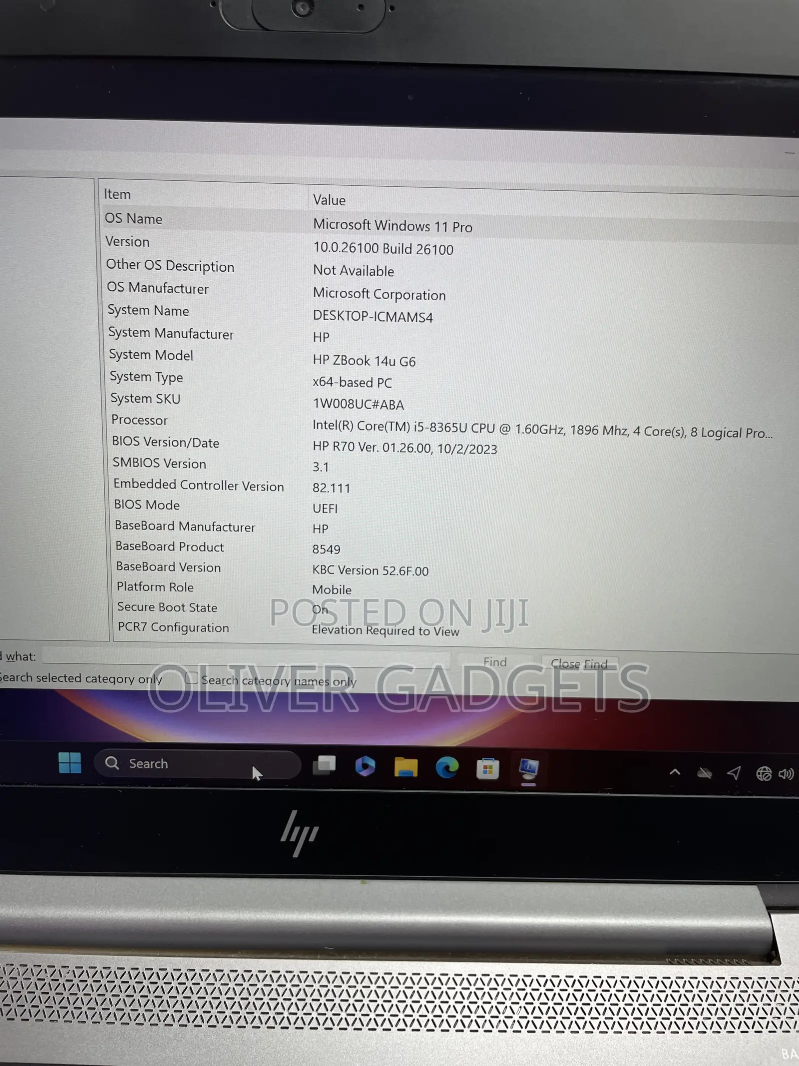 Laptop HP ZBook 14u G6 16GB Intel Core i5 SSD 256GB