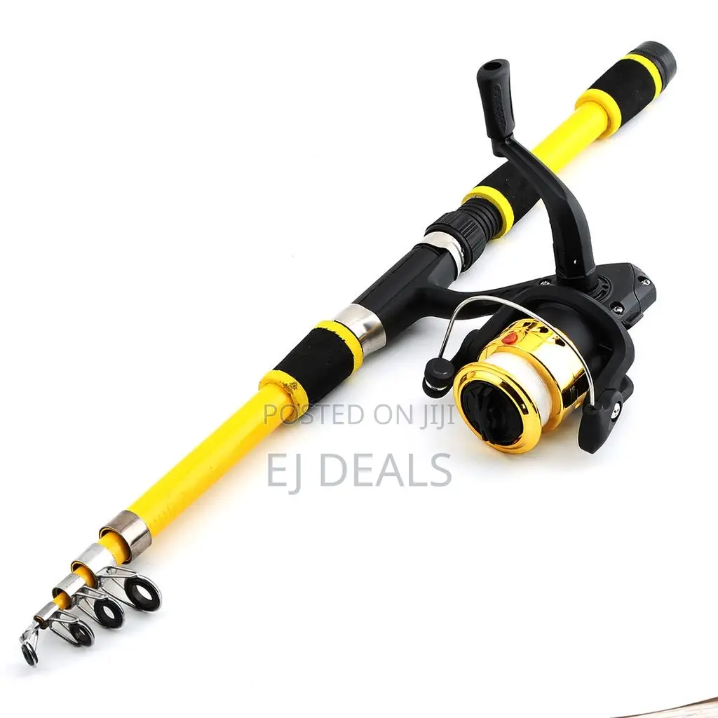 Telescopic Fishing Rod, Reel and Fishing Line 1.8m