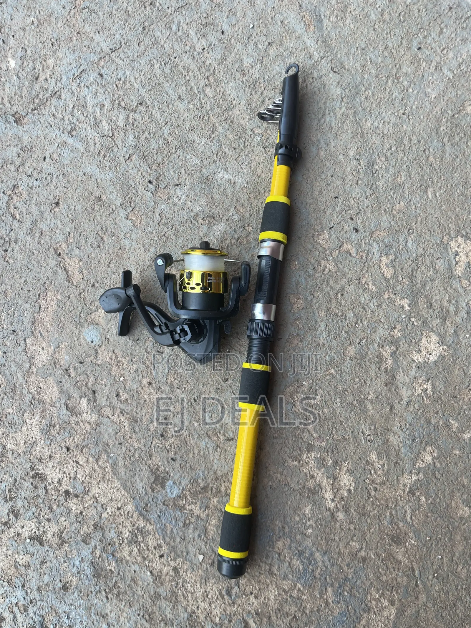 Telescopic Fishing Rod, Reel and Fishing Line 1.8m