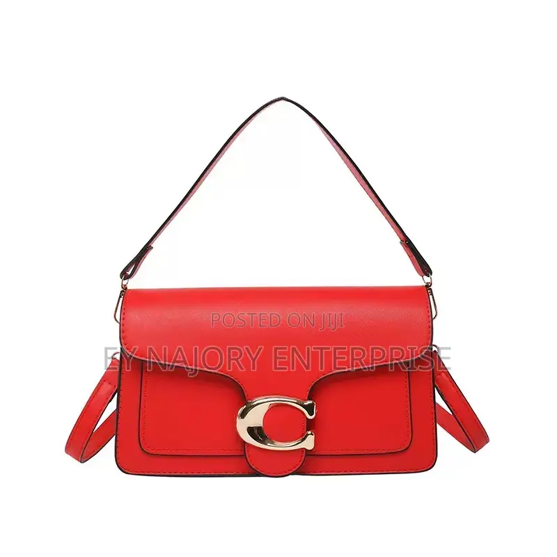 Ladies Red Crossbody Bag | Detachable Straps