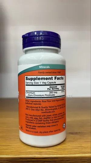 Chromium Picolinate 200 MCG Veg Capsules Insulin Co-Factor*