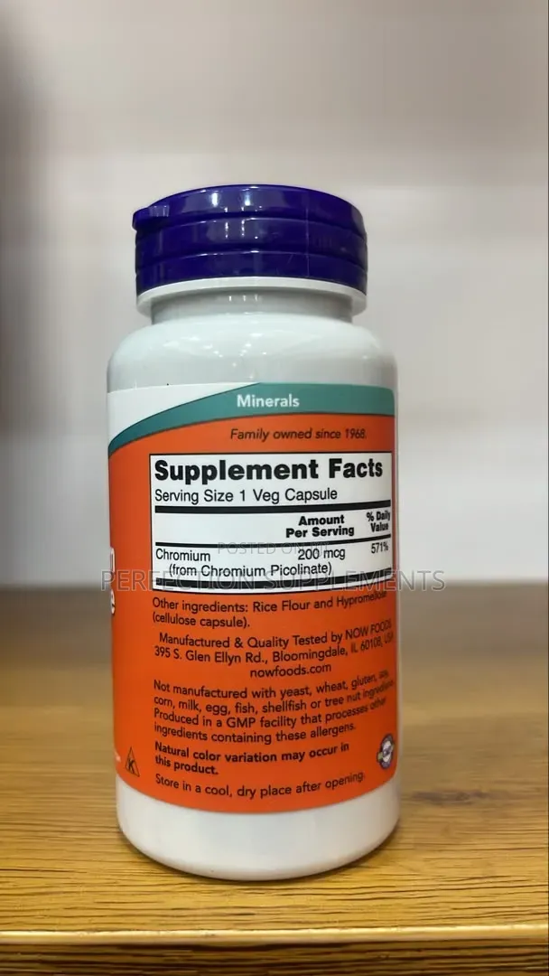 Chromium Picolinate 200 MCG Veg Capsules Insulin Co-Factor*