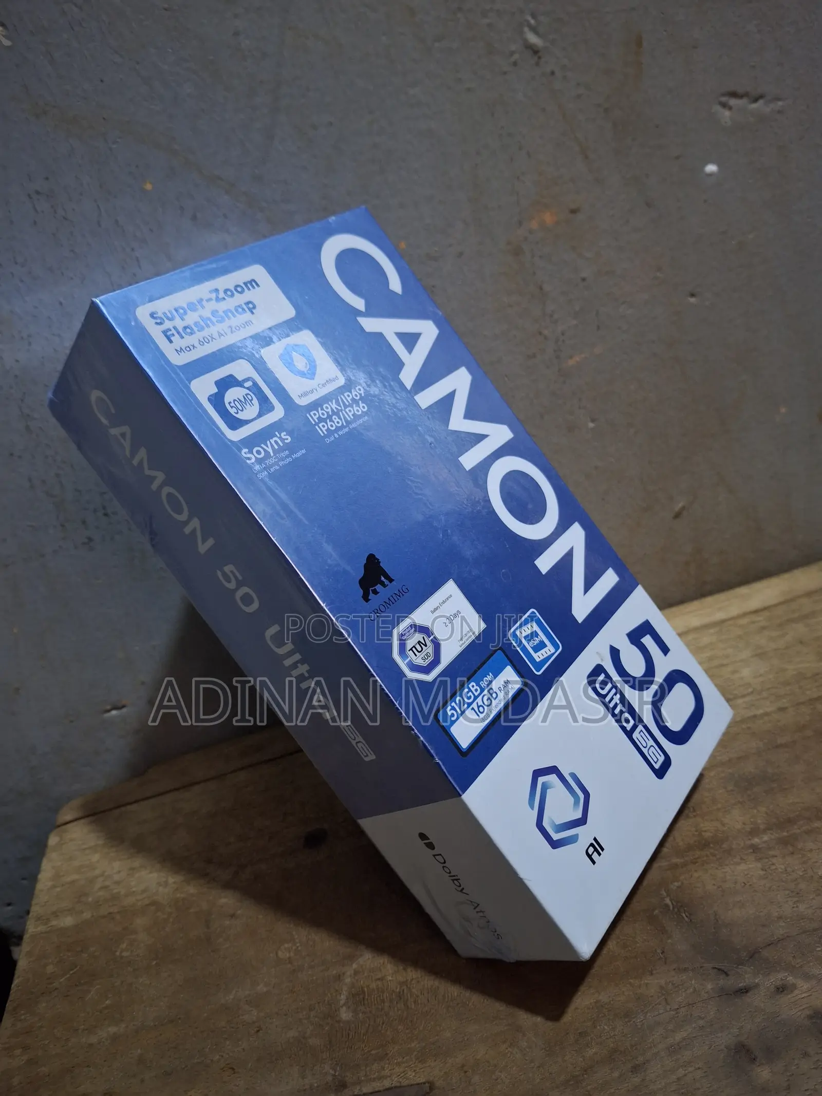 New Tecno Camon 50 Ultra 512 GB Black